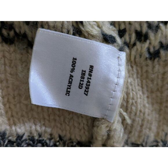 Charming Charlie Beige Size Small Open Cardigan Black Beige Long Sleeve - Picture 7 of 8